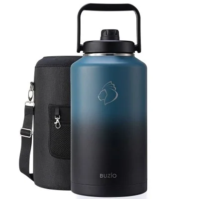 Buzio Rock Series 2 Gallon Jug with Spout Lid and Sleeve 7.5L - Indigo Crush